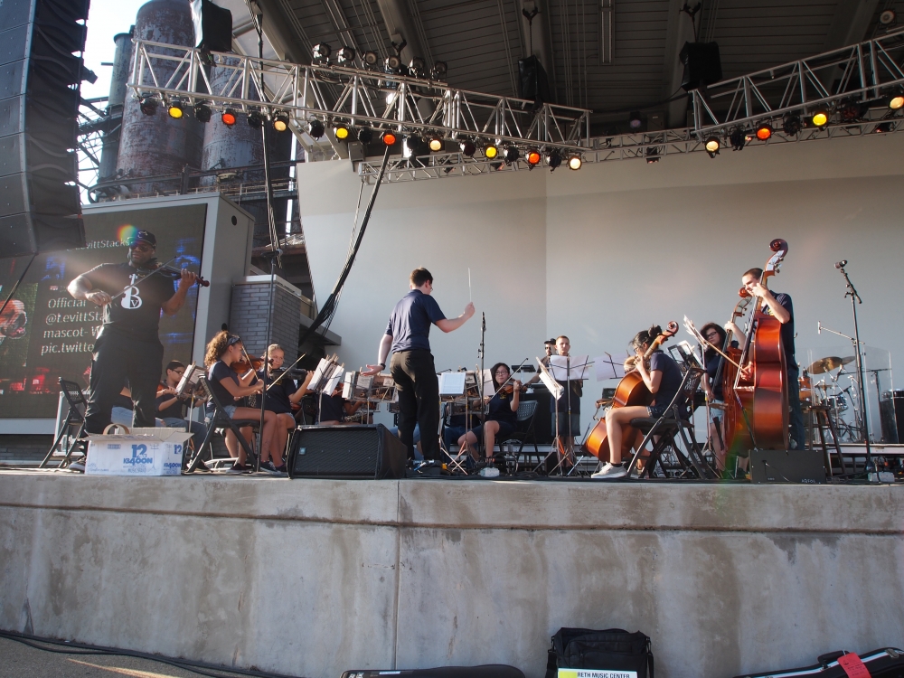 Levitt Pavilions National Tour: Black Violin playing with the Broughal Middle School Orchestra: Saturday, July 11, 2015